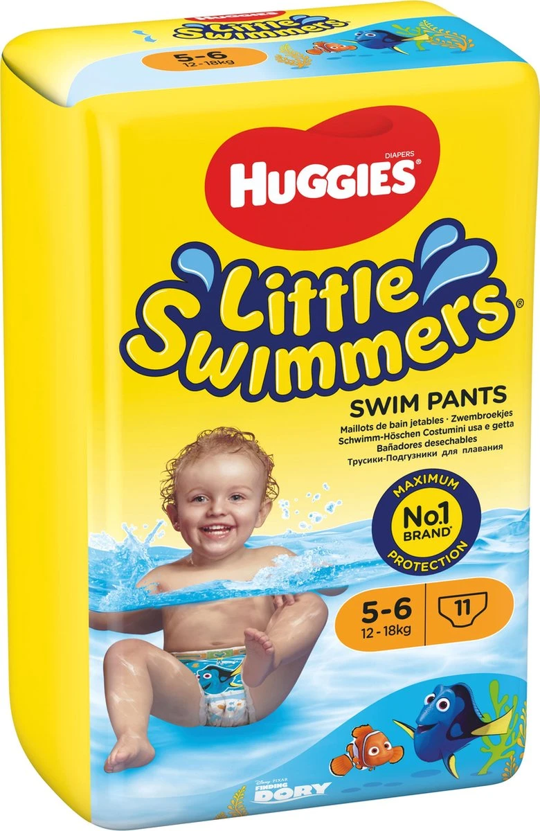 Huggies Little Swimmers - Zwemluiers - Maat 5/6 - (12 Tot 18 Kg) - Voordeelverpakking - 33 Stuks 11 Huggies Little Swimmers - Zwemluiers - Maat 5/6 - (12 Tot 18 Kg) - Voordeelverpakking - 33 Stuks - Afbeelding 9