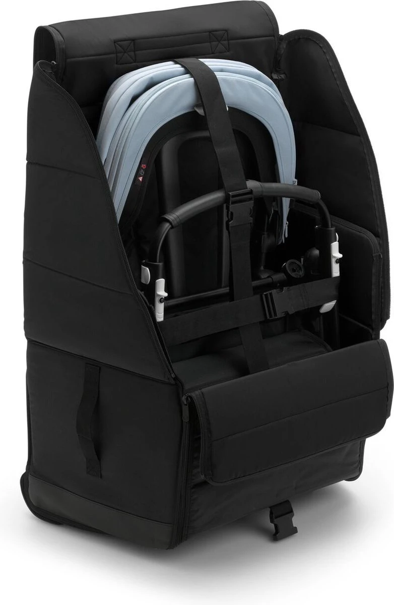 Bugaboo Comfort Transporttas - Zwart / Rood 3 Bugaboo Comfort Transporttas - Zwart / Rood