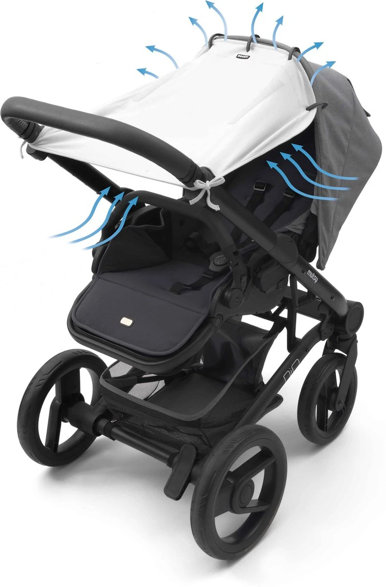 Dooky Universal Cover Zonnescherm Kinderwagen - Crème 5 Dooky Universal Cover Zonnescherm Kinderwagen - Crème - Afbeelding 3