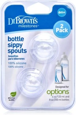 Dr. Brown's Sippy Spout Standaardfles - Transition Bottle - 2 Stuks -Winkel Voor Babyproducten 795x1200 2