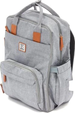 Brisby Slijtvaste Luiertas – Verzorgingstas – Met Buggymontage - Lichtgrijs -Winkel Voor Babyproducten 799x1200 76