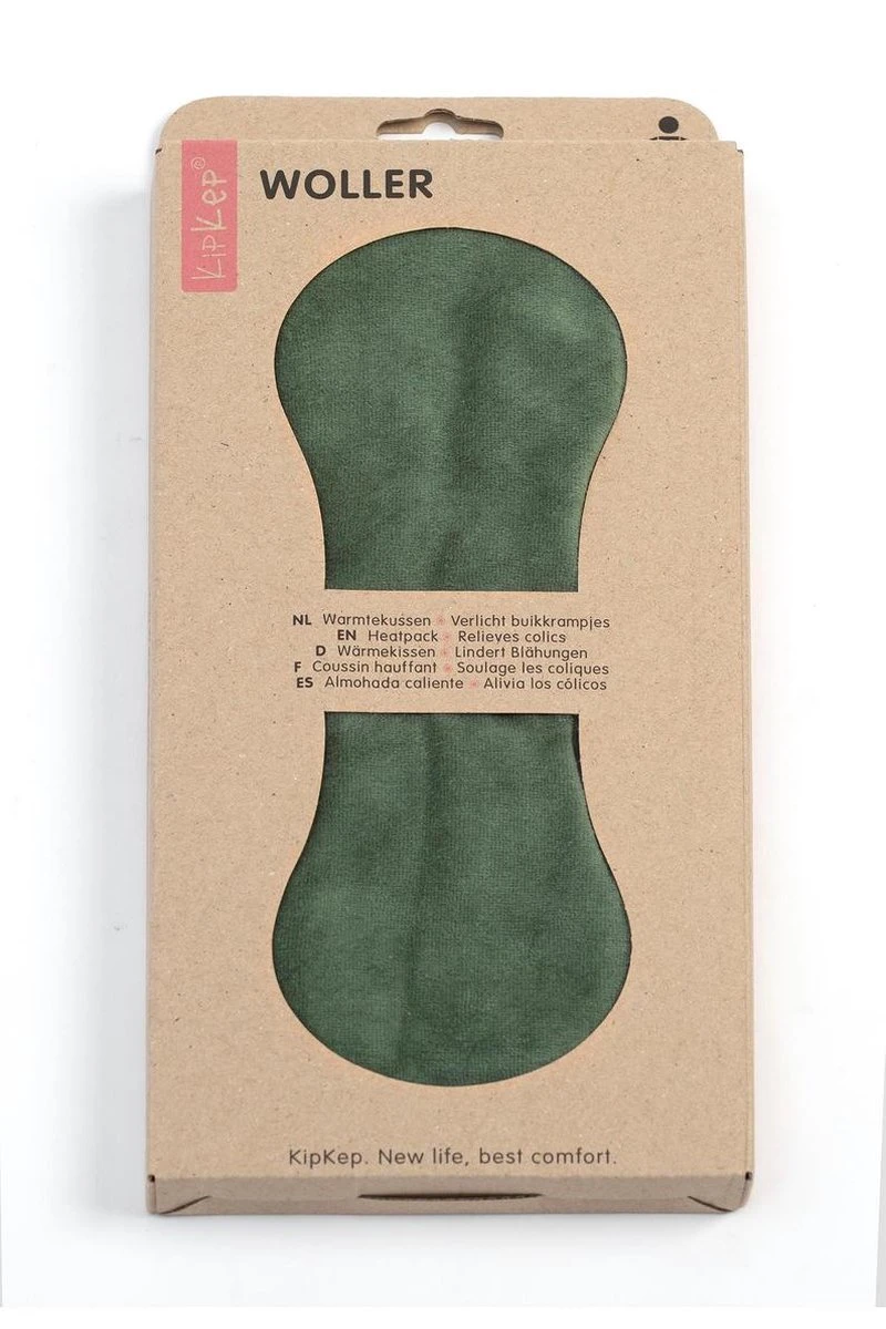 Kipkep Woller Warmtekussen - Calming Green 9 Kipkep Woller Warmtekussen - Calming Green - Afbeelding 7