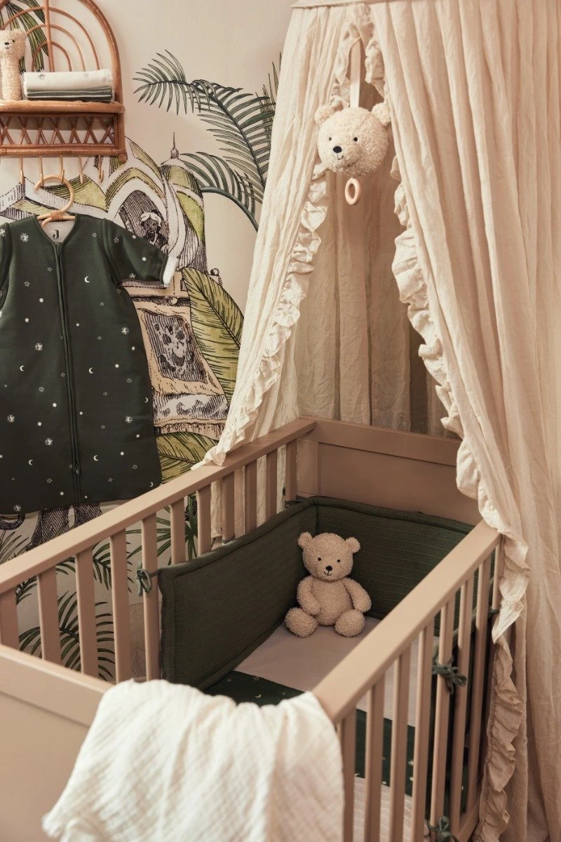 Jollein Baby Sluier Vintage Ruffle 155cm - Nougat 4 Jollein Baby Sluier Vintage Ruffle 155cm - Nougat - Afbeelding 2