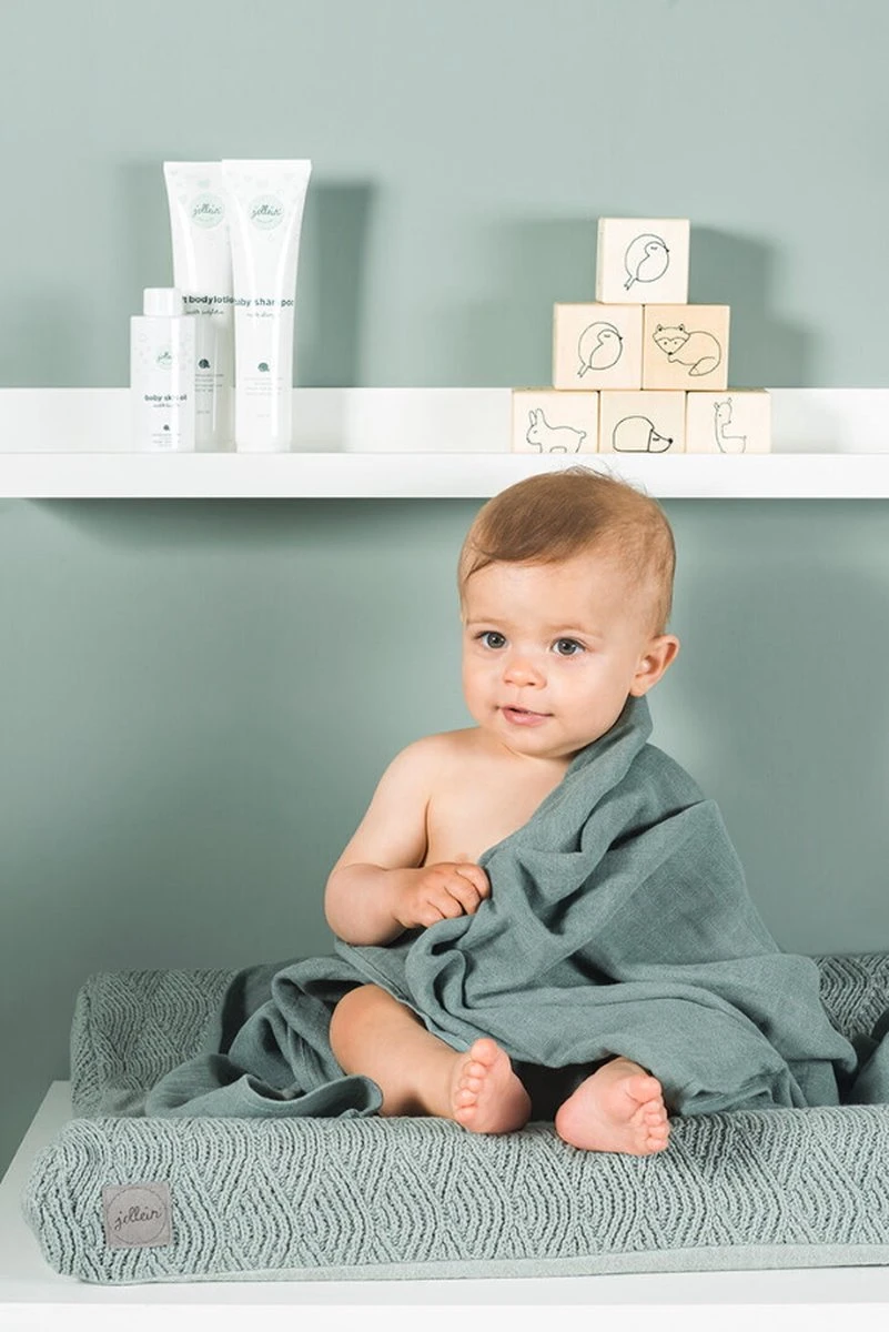 Jollein Hydrofiele Doek Small 70x70cm Bamboe Katoen - Storm Grey - 4 Stuks 21 Jollein Hydrofiele Doek Small 70x70cm Bamboe Katoen - Storm Grey - 4 Stuks - Afbeelding 19