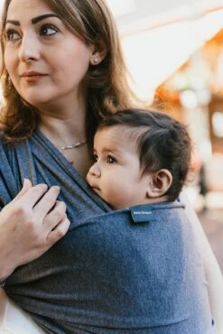 Baby Garden Draagdoek Grijs - Ergonomisch - Original - Inclusief Slabbetje -Winkel Voor Babyproducten 801x1200 83