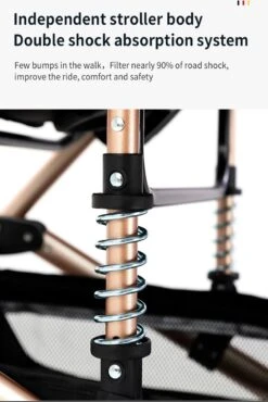 Luxe Kinderwagen 3 In 1 - Wandelwagen - Kinderwagen 3-in-1 Incl Autostoel - Kinderwagen Maxi Cosi – Buggy 3 In 1 - Newborn - Zwart/goud -Winkel Voor Babyproducten 801x1200 86