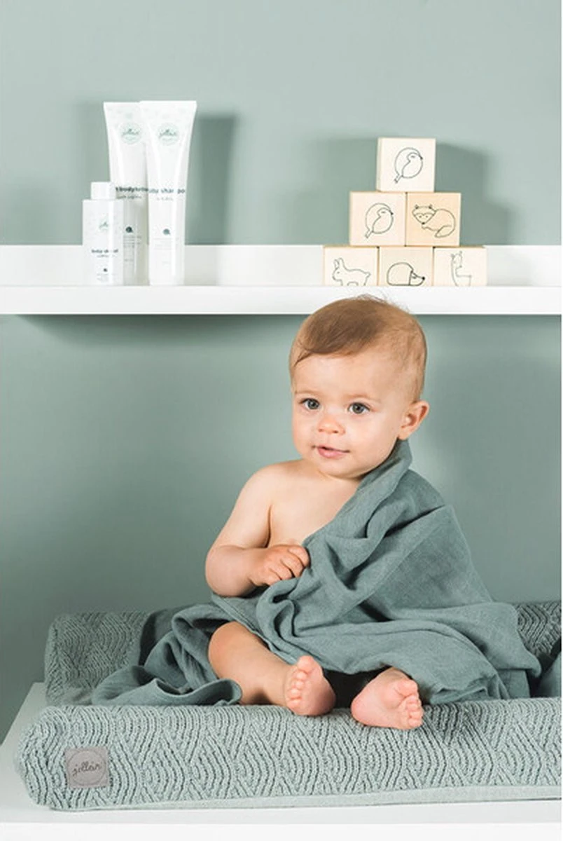 Jollein Hydrofiele Doek Large 115x115cm Bamboe Katoen - Pale Pink - 2 Stuks 5 Jollein Hydrofiele Doek Large 115x115cm Bamboe Katoen - Pale Pink - 2 Stuks - Afbeelding 3