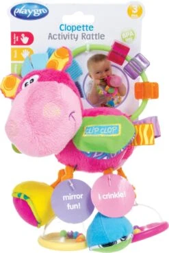 Playgro Clip Clop Rammelaar - Roze - Activiteitenspeeltje - Kraamkado -Winkel Voor Babyproducten 804x1200 8