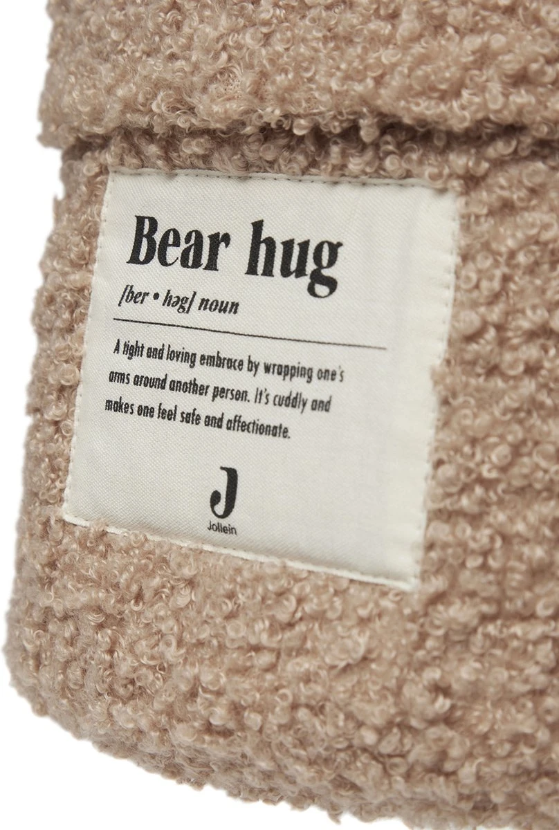 Jollein Commodemandje 14x18cm Boucle - Biscuit 4 Jollein Commodemandje 14x18cm Boucle - Biscuit - Afbeelding 2