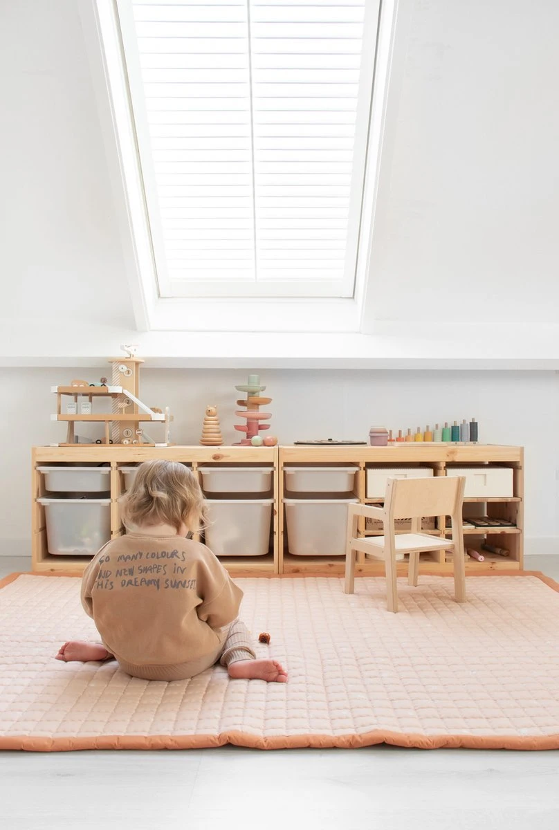 Love By Lily - Groot Baby Speelkleed - Rosy Sky - City Size - 150x120cm 13 Love By Lily - Groot Baby Speelkleed - Rosy Sky - City Size - 150x120cm - Afbeelding 11