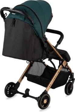 MoMi Wandelwagen - Compacte Lichtgewicht Buggy - Estelle - Green-Gold (geschikt Van 6mnd - 15kg) -Winkel Voor Babyproducten 810x1200 9