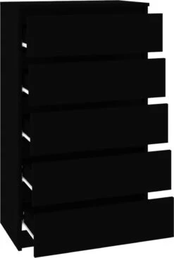 VidaXL Ladekast 60x36x103 Cm Bewerkt Hout Zwart -Winkel Voor Babyproducten 812x1200 7