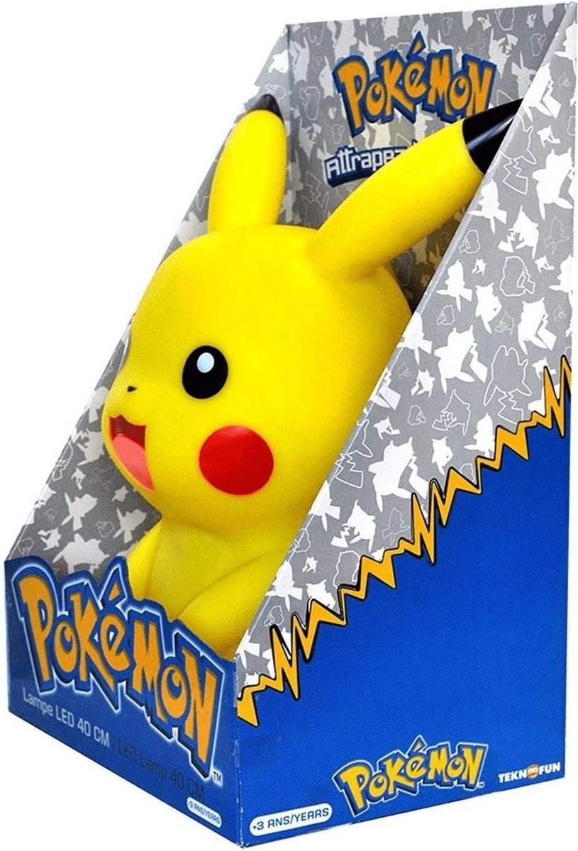Teknofun Pokemon - LED Lamp 40 Cm - Zittende Pikachu 9 Teknofun Pokemon - LED Lamp 40 Cm - Zittende Pikachu - Afbeelding 7