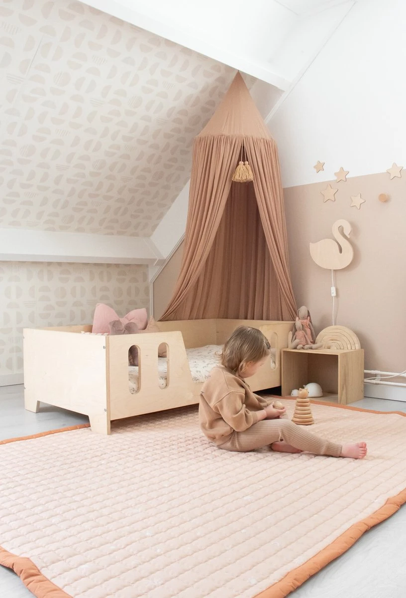 Love By Lily - Groot Baby Speelkleed - Rosy Sky - 200x150cm 9 Love By Lily - Groot Baby Speelkleed - Rosy Sky - 200x150cm - Afbeelding 7