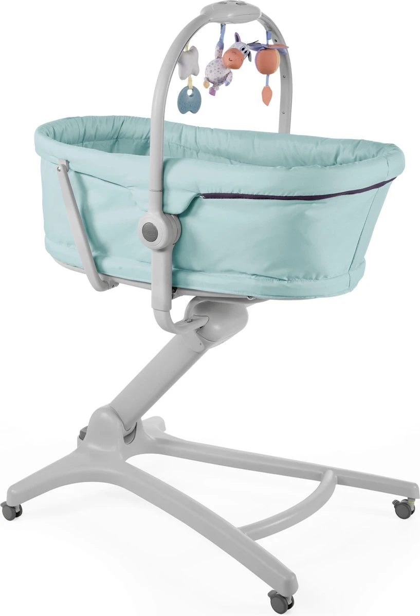 Chicco Baby Hug 4-in-1 Wieg - Met Speelboog - Babygym - Aquarelle 3 Chicco Baby Hug 4-in-1 Wieg - Met Speelboog - Babygym - Aquarelle
