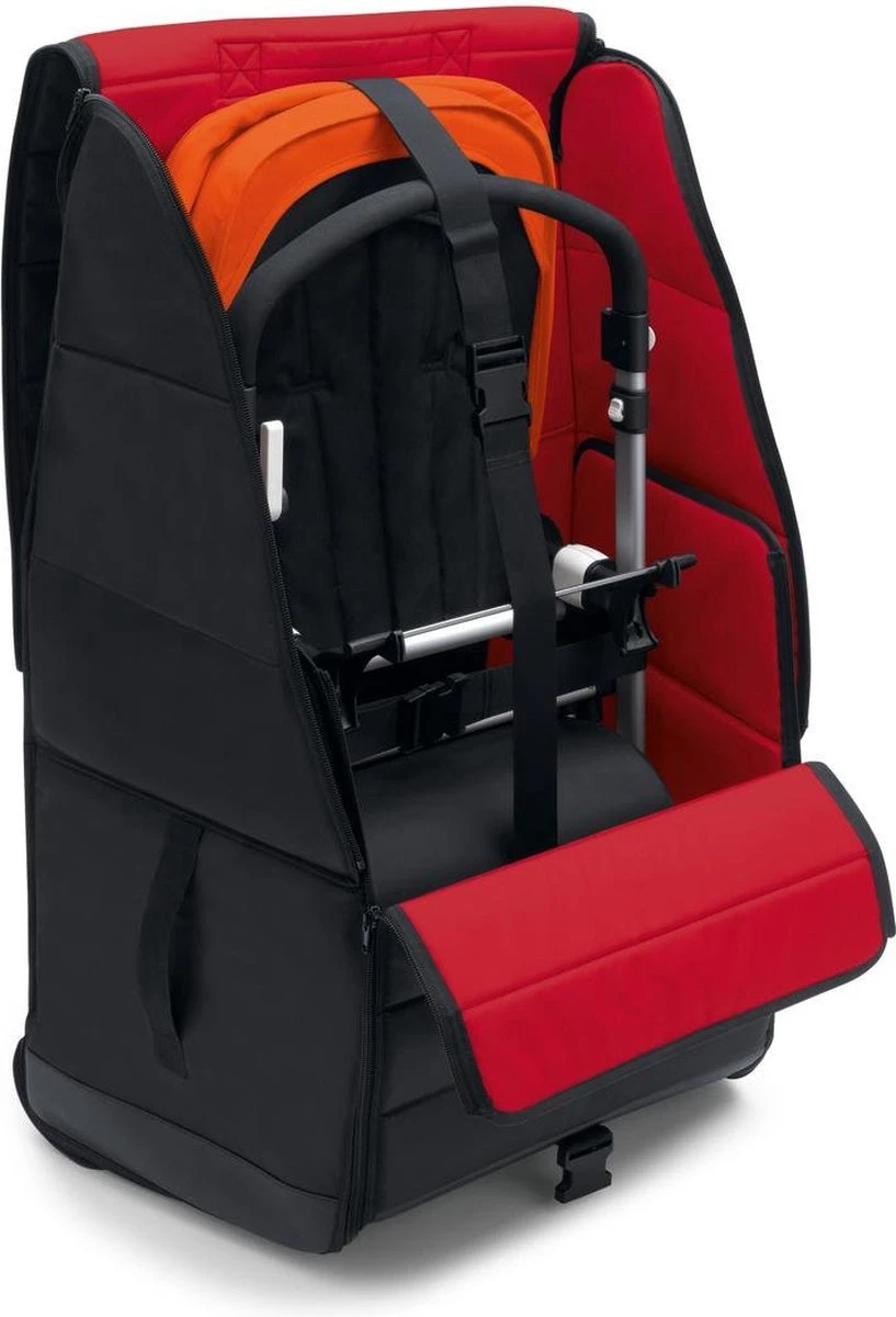 Bugaboo Comfort Transporttas - Zwart / Rood 15 Bugaboo Comfort Transporttas - Zwart / Rood - Afbeelding 13