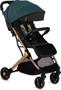 MoMi Wandelwagen - Compacte Lichtgewicht Buggy - Estelle - Green-Gold (geschikt Van 6mnd - 15kg) -Winkel Voor Babyproducten 817x1200 9