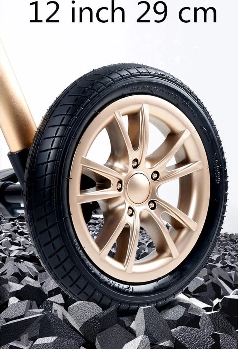 Merkloos Kinderwagen 3-in-1 – Luxe Kinderwagen - Buggy – Wandelwagen - Multifunctioneel – Opklapbaar – Incl. Autostoel – Zwart 8 Merkloos Kinderwagen 3-in-1 – Luxe Kinderwagen - Buggy – Wandelwagen - Multifunctioneel – Opklapbaar – Incl. Autostoel – Zwart - Afbeelding 6