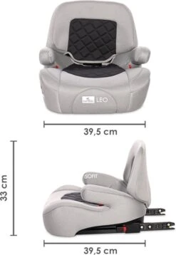 Lorelli Leo Fossil Grey Isofit 22-36 Kg Booster 1007161-2309 -Winkel Voor Babyproducten 828x1200 9