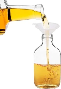 Belle Vous Mini 100ml Glazen Flask Likeur Flessen Met Zilveren Doppen & Trechter (20 Pak) – Lege Schroefdop Miniatuur Flessen Voor Huwelijk & Feesten – Alcohol, Schnaps, Whisky, Shots & Drankjes -Winkel Voor Babyproducten 830x1200 72