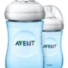 Philips Avent Natural Babyfles - SCF035/27 Babyfles (1m+) Voor Langzame Toevoer - 2x