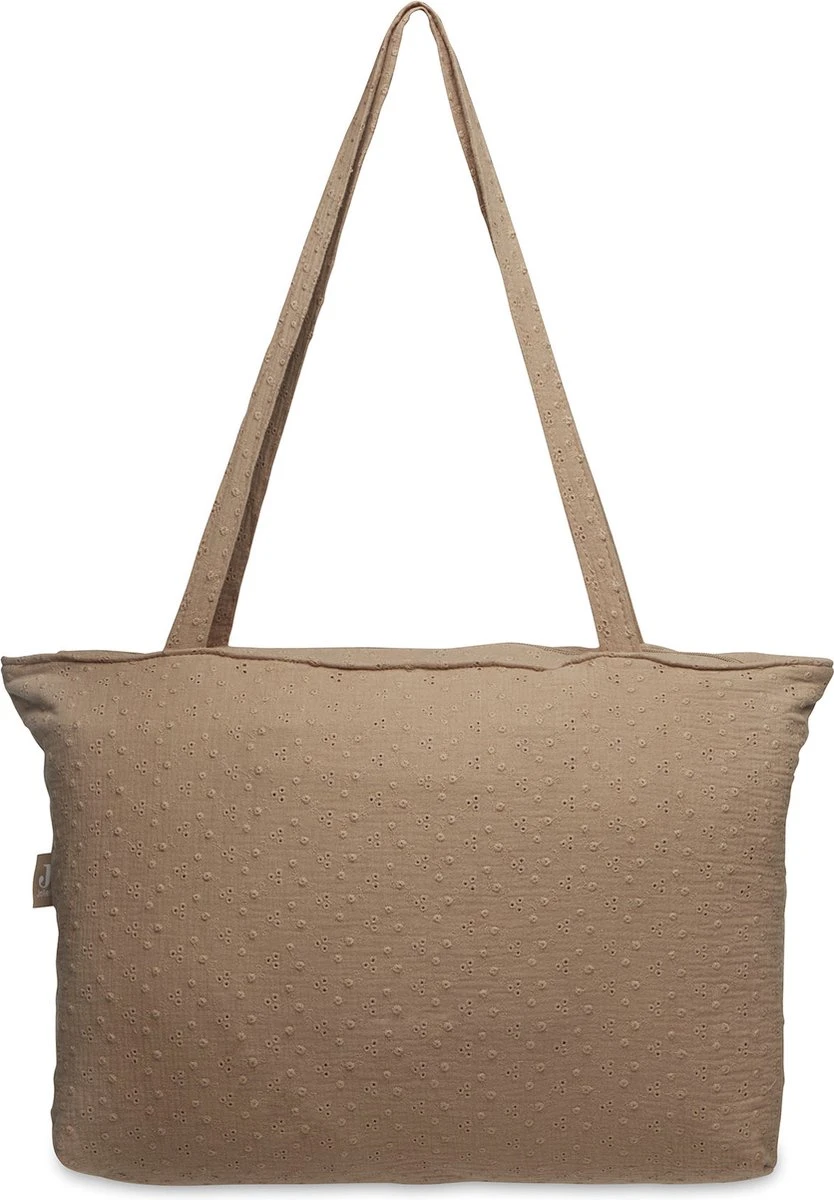 Jollein Shopper Embroidery - Biscuit 7 Jollein Shopper Embroidery - Biscuit - Afbeelding 5