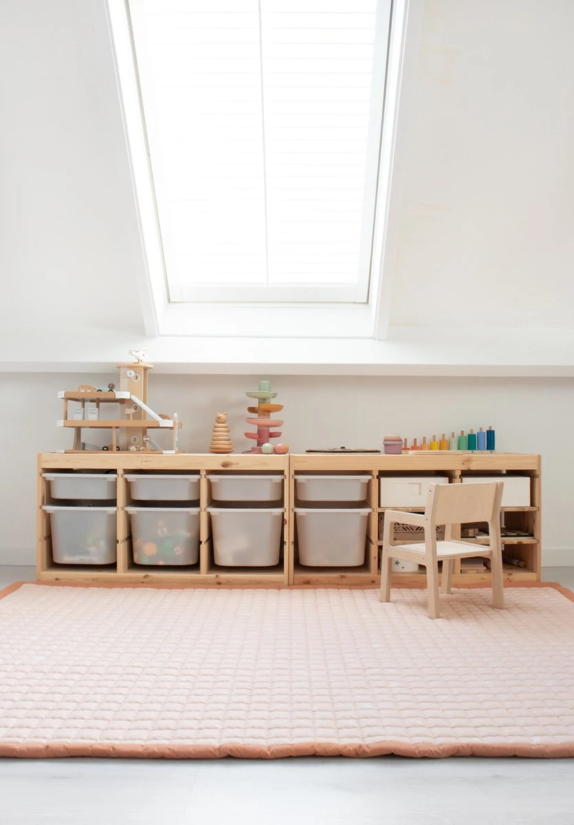 Love By Lily - Groot Baby Speelkleed - Rosy Sky - City Size - 150x120cm 7 Love By Lily - Groot Baby Speelkleed - Rosy Sky - City Size - 150x120cm - Afbeelding 5