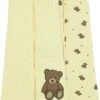 Meyco Baby Teddy Bear Baby Winter Slaapzak Gevoerd - 2-pack - Soft Yellow - 70cm
