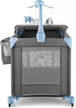 Kinderkraft Joy Luxe - Campingbed Met Schommelfunctie Blauw -Winkel Voor Babyproducten 845x1200 9