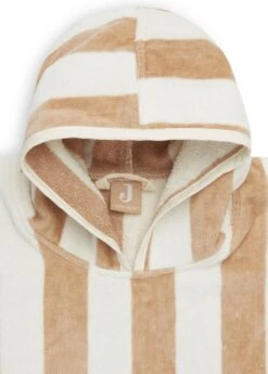 Jollein Badponcho Stripe Terry - Biscuit - GOTS -Winkel Voor Babyproducten 858x1200 1