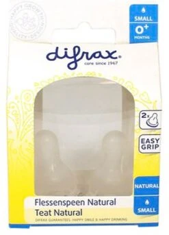 Difrax Flessenspeen Natural - Maat Small - 2 Stuks -Winkel Voor Babyproducten 865x1200 8