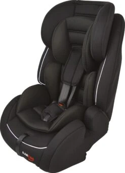 Carkids Verstelbaar Kinderautostoeltje Zwart En Wit | Kinderautostoel Groep 1-2-3 Met Isofix En Top Tether Connector | Kinderen Van 9 Maanden -12 Jaar | 9-36 Kg