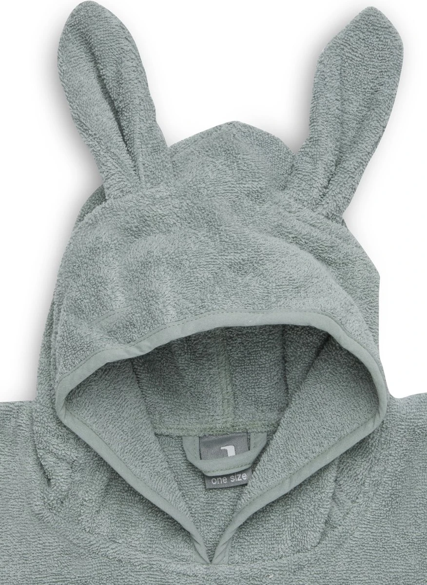 Jollein Badponcho Badstof - Ash Green 6 Jollein Badponcho Badstof - Ash Green - Afbeelding 4