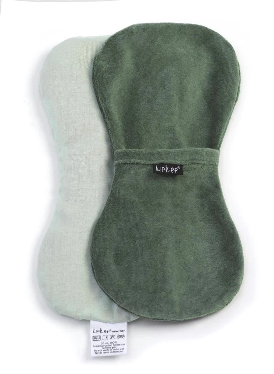 Kipkep Woller Warmtekussen - Calming Green 4 Kipkep Woller Warmtekussen - Calming Green - Afbeelding 2