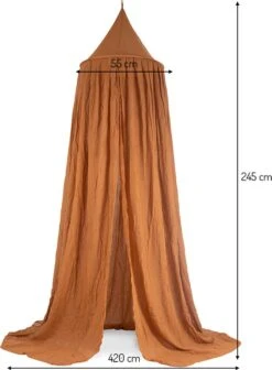 Jollein Baby Klamboe Vintage 245cm - Caramel -Winkel Voor Babyproducten 882x1200 2