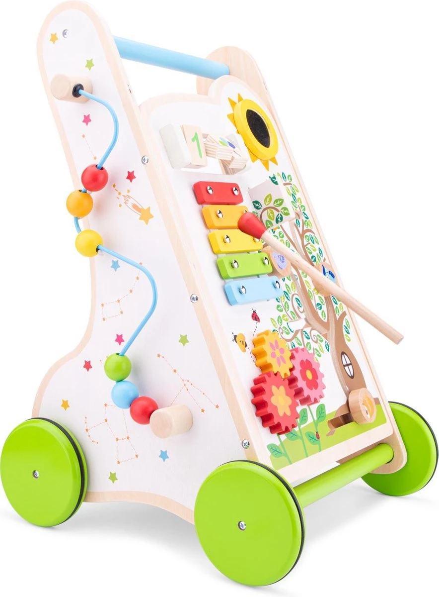 New Classic Toys® New Classic Toys Houten Activiteiten Duw- Loopwagen 9 New Classic Toys® New Classic Toys Houten Activiteiten Duw- Loopwagen - Afbeelding 7