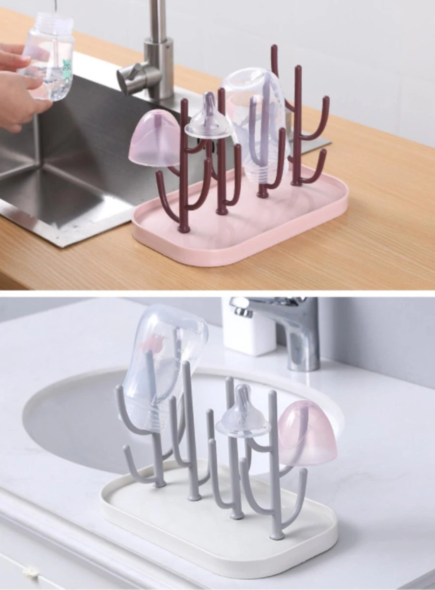 Merkloos Baby Flessen Droogrek - Afdruiprek Met Lekbak - Afwasrek - Baby Flesjes Droogrek - Flessenrek - Kraamcadeau - Baby Cadeau - Blauw 5 Merkloos Baby Flessen Droogrek - Afdruiprek Met Lekbak - Afwasrek - Baby Flesjes Droogrek - Flessenrek - Kraamcadeau - Baby Cadeau - Blauw - Afbeelding 3