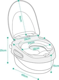 Housie 3-in-1 Plaspotje – Plaspotje Kind – Potje Peuter – Potje Met Deksel – WC Potje Peuter – WC Verkleiner – Opstapje - Roze -Winkel Voor Babyproducten 891x1200