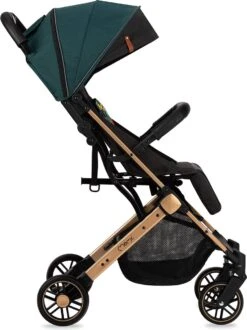 MoMi Wandelwagen - Compacte Lichtgewicht Buggy - Estelle - Green-Gold (geschikt Van 6mnd - 15kg) -Winkel Voor Babyproducten 898x1200 9