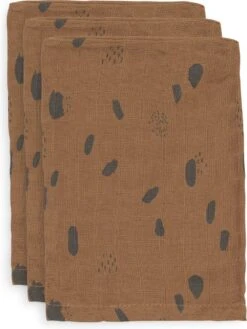 Jollein Baby Hydrofiel Washandje Spot - Caramel - 3 Stuks -Winkel Voor Babyproducten 901x1200 2