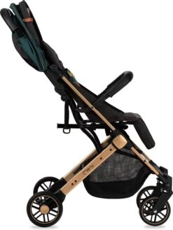 MoMi Wandelwagen - Compacte Lichtgewicht Buggy - Estelle - Green-Gold (geschikt Van 6mnd - 15kg) -Winkel Voor Babyproducten 902x1200 5