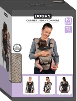 Dooky Ergonomische Draagzak Urban Comfort Beige Desert -Winkel Voor Babyproducten 911x1200 13