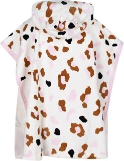 Swim Essentials - Strandponcho Offwhite Panterprint - Poncho's -Winkel Voor Babyproducten 922x1200