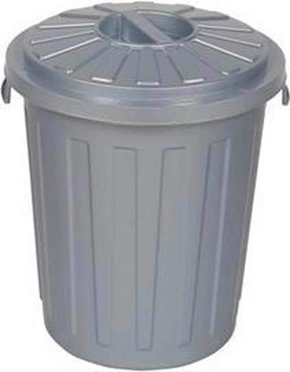 AFVALBAK ROND M/D MAXI BIN 36X42 - 23 L GRIJS OK KEEEPER 10213 3 AFVALBAK ROND M/D MAXI BIN 36X42 - 23 L GRIJS OK KEEEPER 10213
