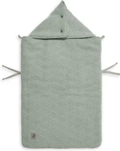 Jollein Voetenzak Voor Autostoel & Kinderwagen - River Knit - Ash Green -Winkel Voor Babyproducten 952x1200 3