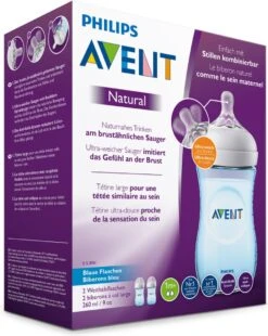 Philips Avent Natural Babyfles - SCF035/27 Babyfles (1m+) Voor Langzame Toevoer - 2x -Winkel Voor Babyproducten 957x1200 3