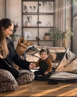 Deryan Baby Luxe Campingbedje – Inclusief Zelfopblaasbare Matras - Cream -Winkel Voor Babyproducten 959x1200 6