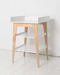 Petite Amélie ® Luiertafel - Verzorgingtafel Baby Met Opstaande Rand - Verschoontafel Compact & Veel Ruimte, Dankzij Legplanken - Aankleedkussen In Lengte Is Fijn Voor Rug - H.100x B.60x D.79 Cm -Winkel Voor Babyproducten 960x1200 3