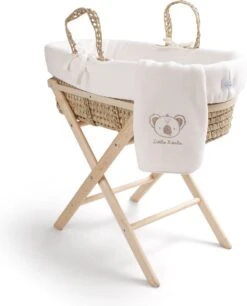 Mozes Wieg | Mozes Basket Ecru Incl. Standaard En Bekleding
