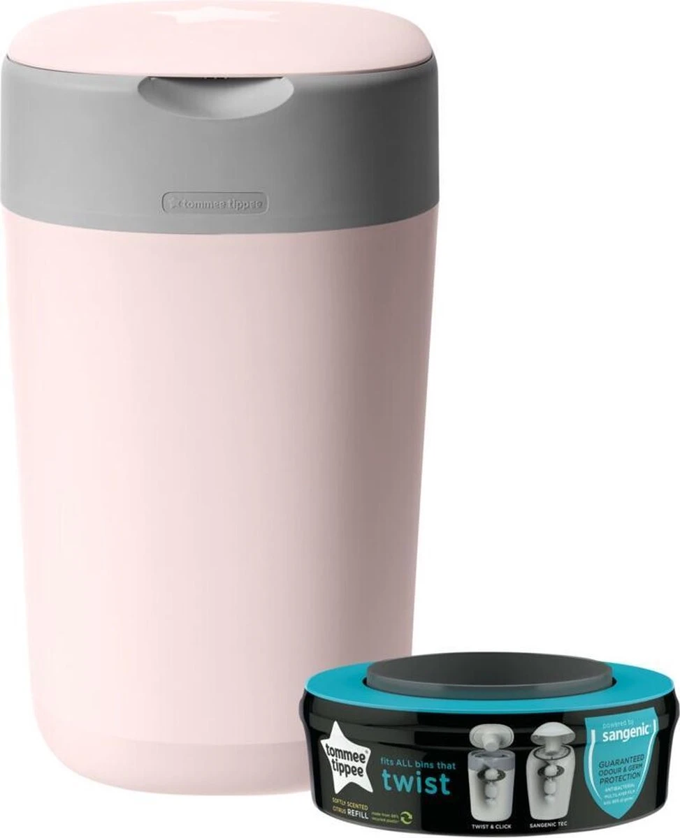 Tommee Tippee Twist & Click Tub Pink 13 Tommee Tippee Twist & Click Tub Pink - Afbeelding 11